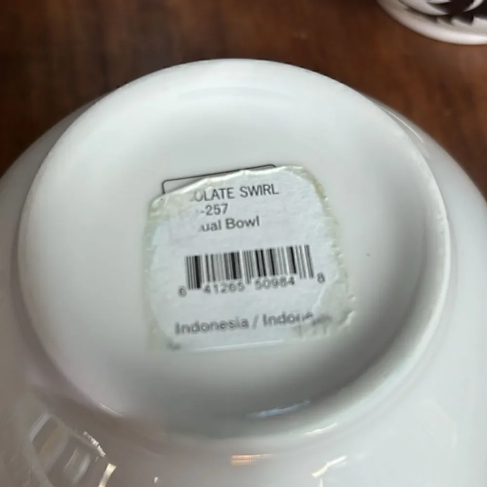 Mikasa Gourmet Basics Chocolate Swirl Soup/Cereal Bowl replacement